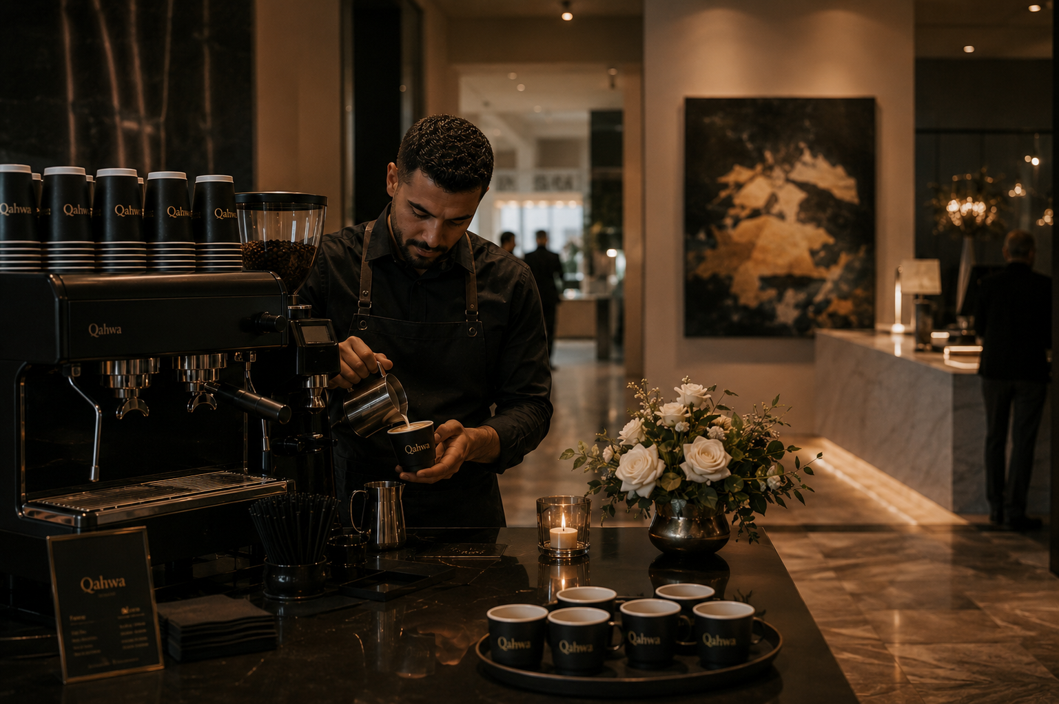 Hospitality and pop-up coffee catering — Qahwa Coffee Group