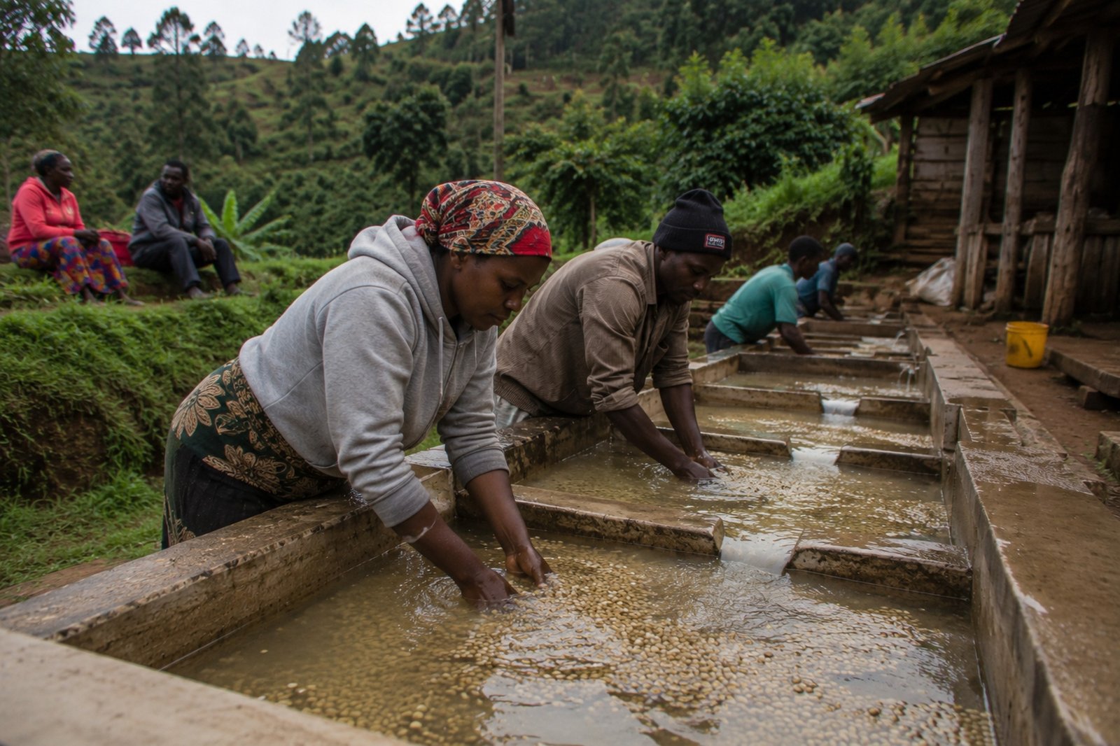 Kavugangoma washing station — Qahwa Coffee Group green bean supply